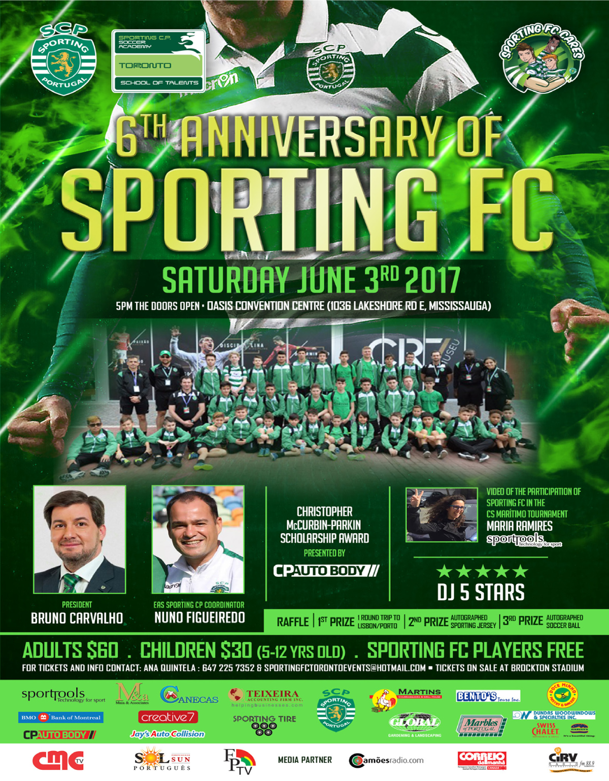 Sporting FC Anniversary poster