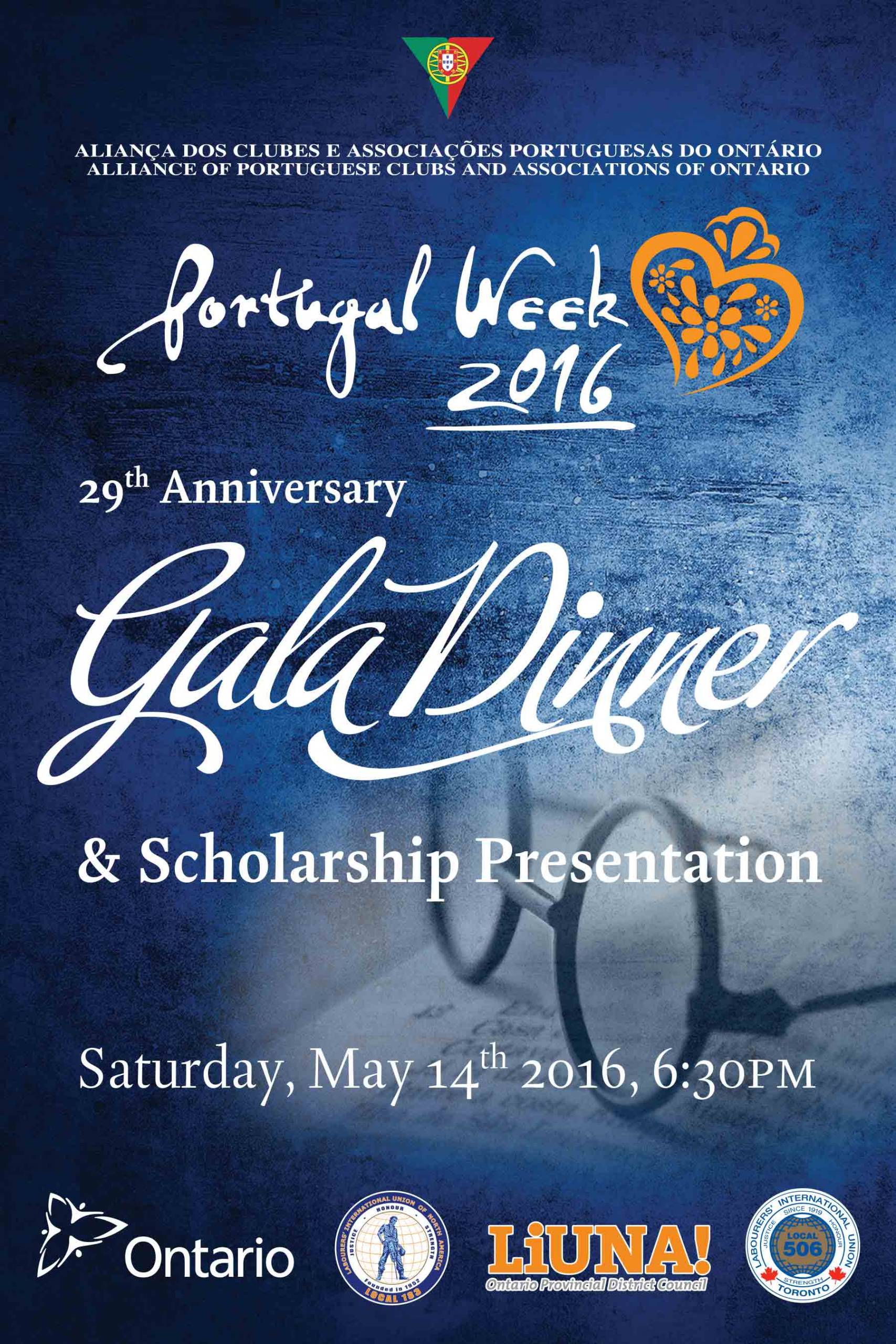 2016 ACAPO Gala Poster