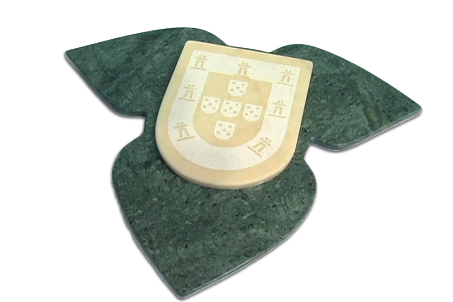ACAPO Merit Award featuring the Portuguese shield carved in stone